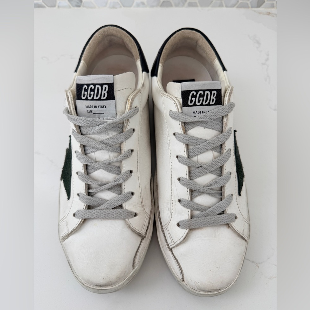 Golden Goose Superstar Sneakers Black Star